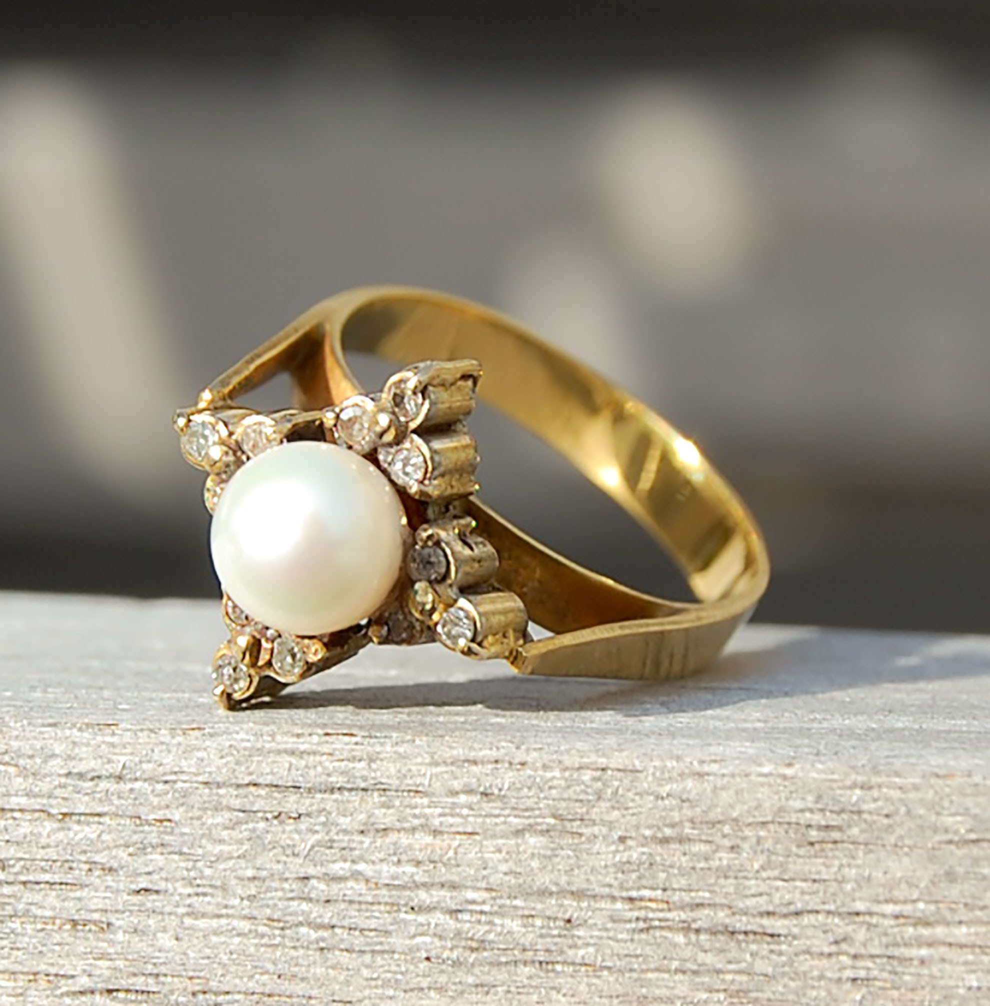 Vintage Jewelry, Vintage Rings, Restored Gold and Silver Rings, Vintage Diamonds