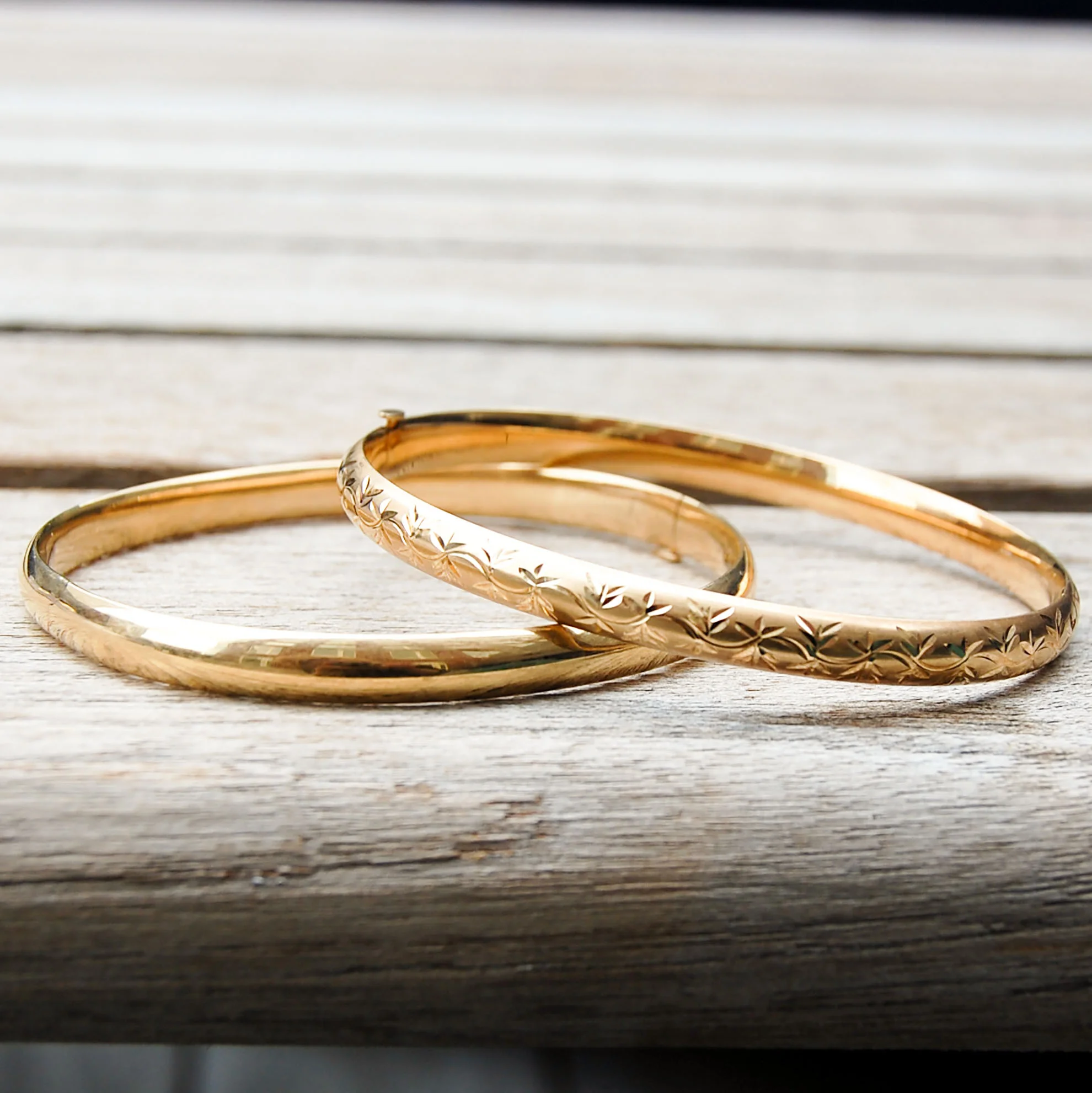 Vintage Jewelry, Vintage Bracelets, Restored Gold and Silver Bracelets, Vintage Diamonds.