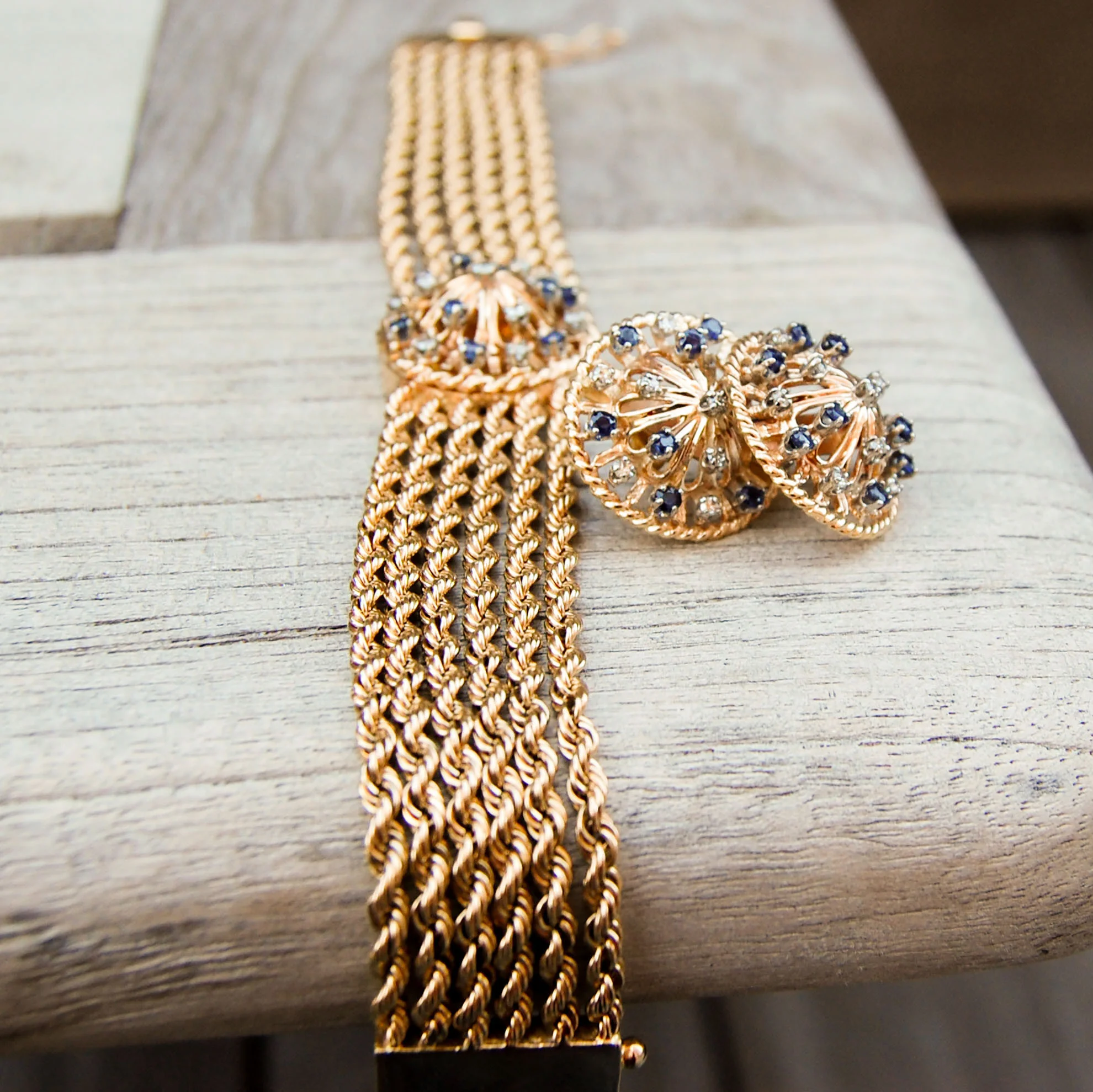 Vintage Jewelry, Vintage Earrings, Restored Gold and Silver Earrings, Vintage Diamonds.