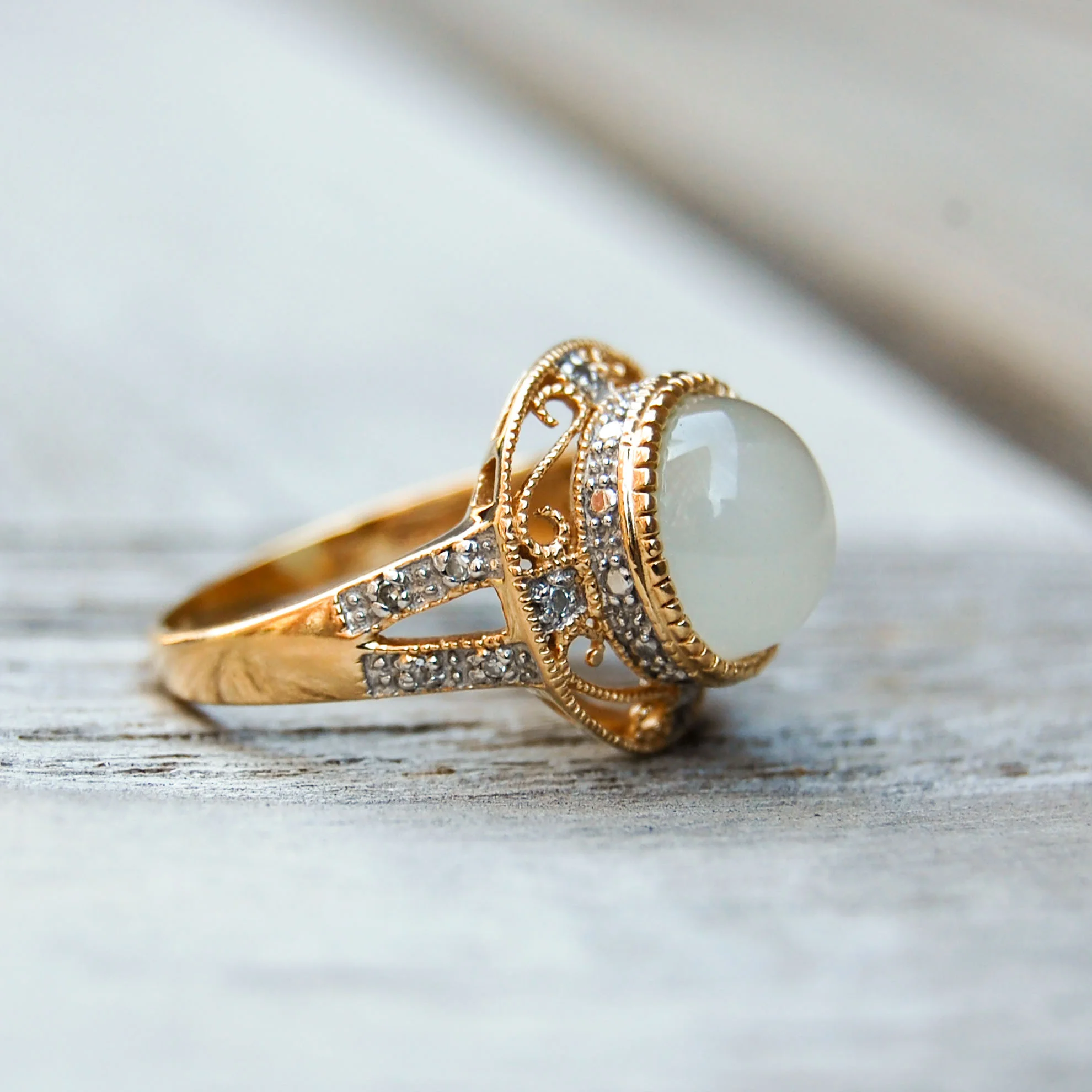 Vintage Jewelry, Vintage Rings, Restored Gold and Silver Rings, Vintage Diamonds