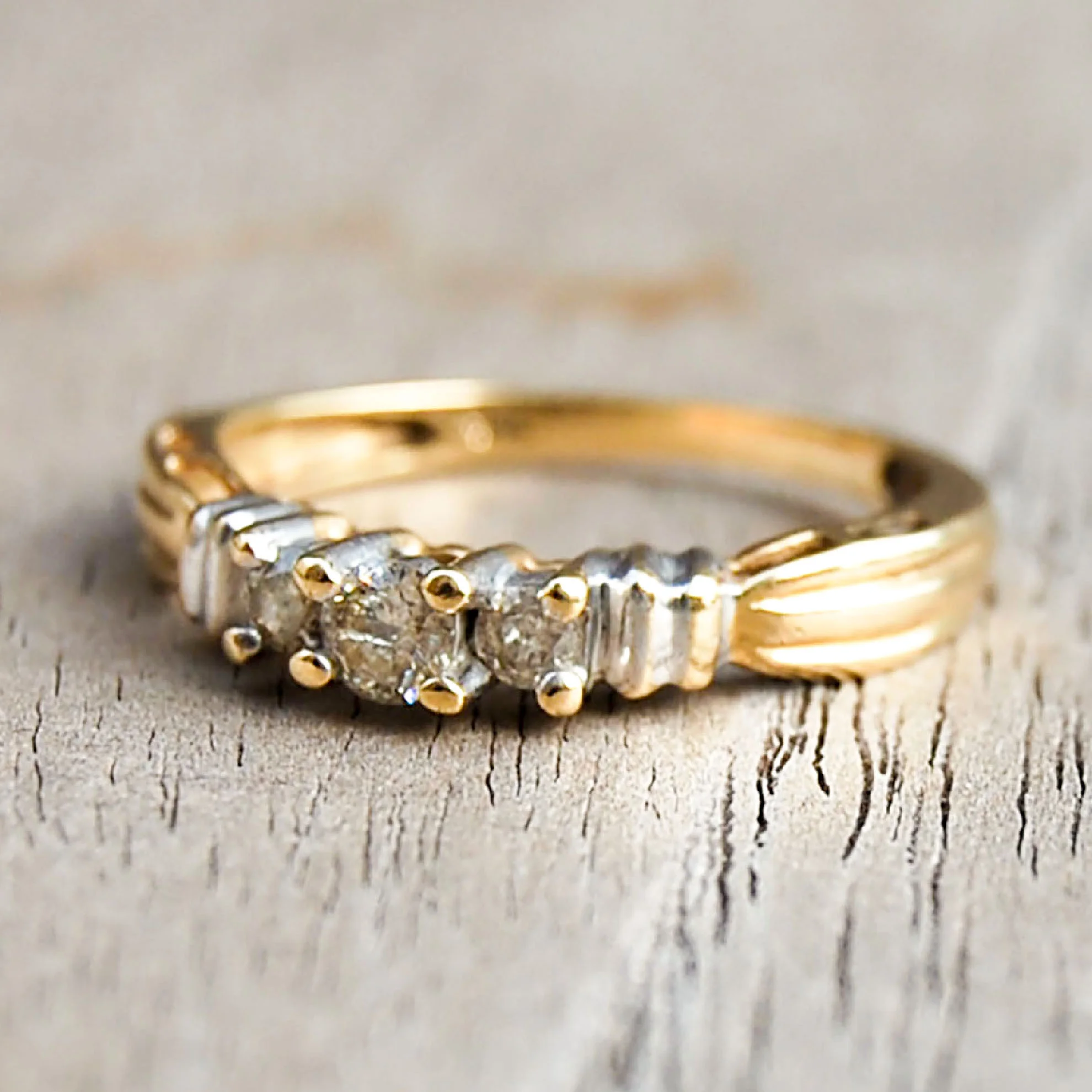 Vintage Jewelry, Vintage Rings, Restored Gold and Silver Rings, Vintage Diamonds