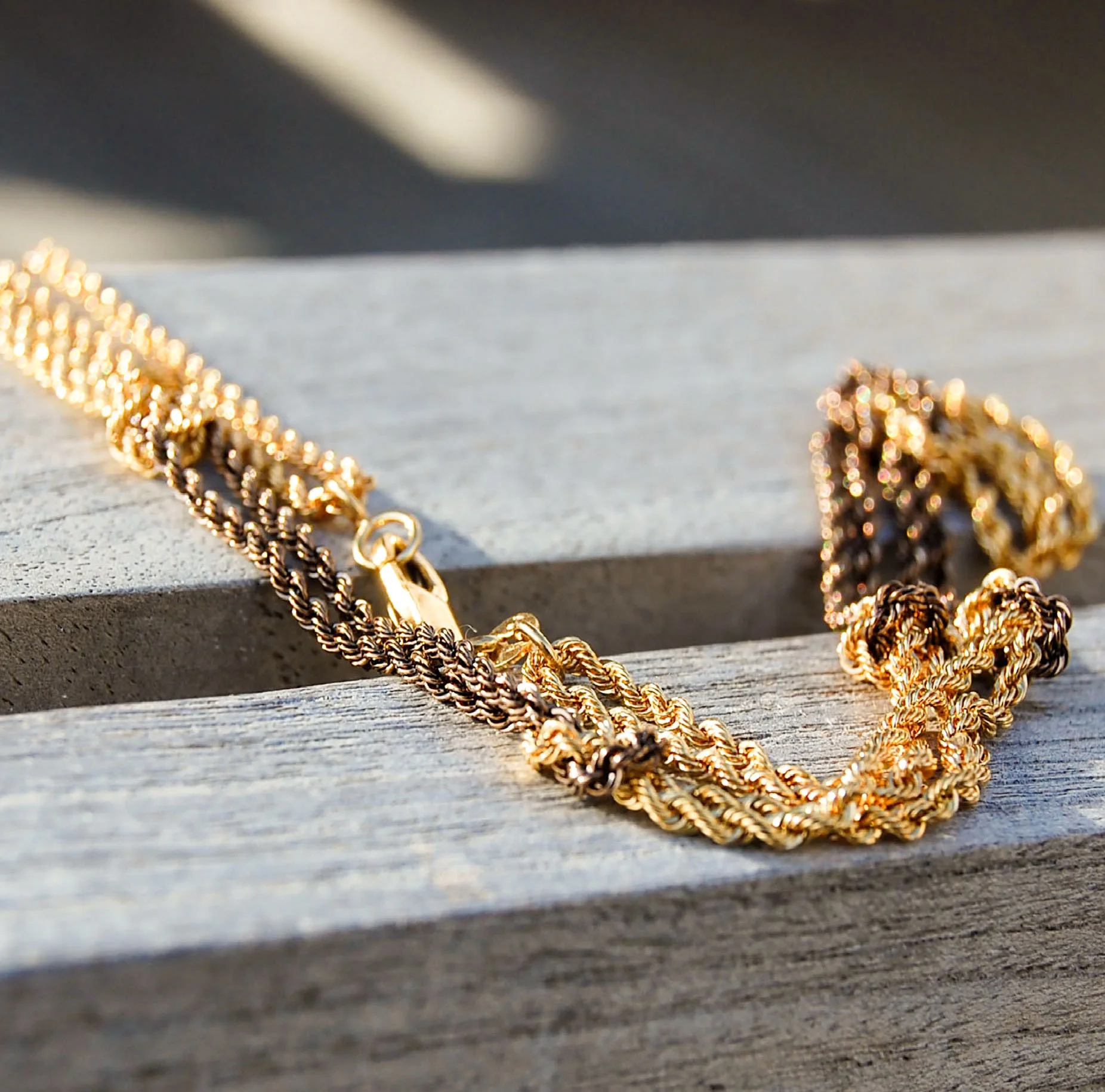 Vintage Jewelry, Vintage Necklaces, Restored Gold and Silver Necklaces, Vintage Diamonds.