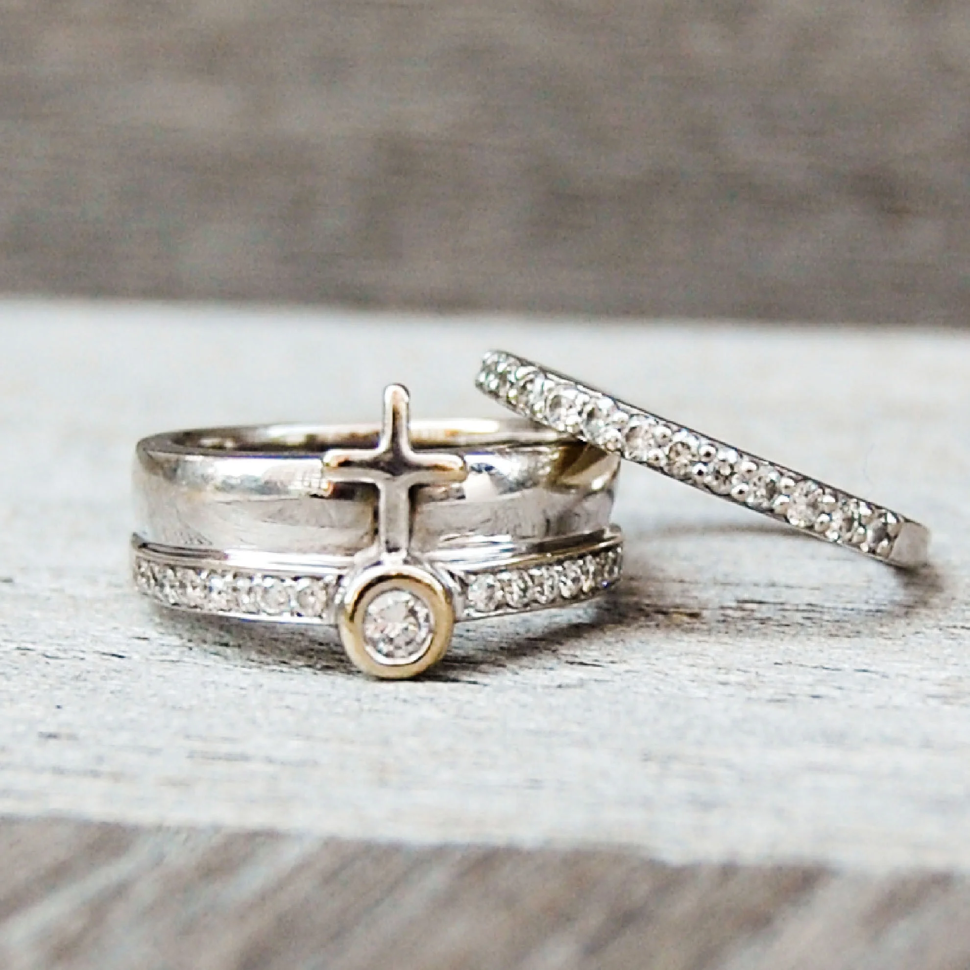 Vintage Jewelry, Vintage Rings, Restored Gold and Silver Rings, Vintage Diamonds