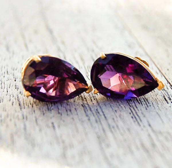 Vintage Jewelry, Vintage Earrings, Restored Gold and Silver Earrings, Vintage Diamonds.