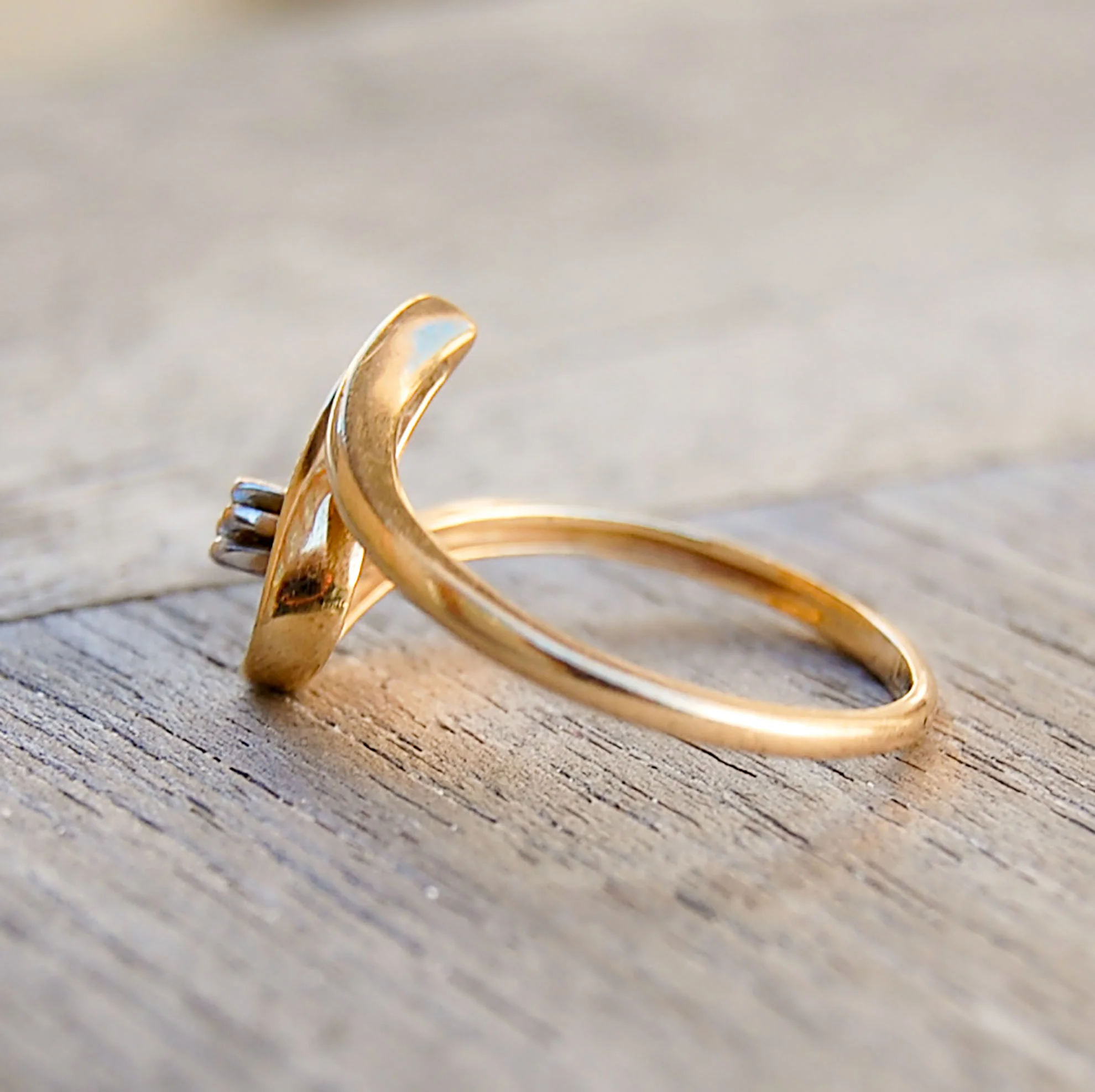 Vintage Jewelry, Vintage Rings, Restored Gold and Silver Rings, Vintage Diamonds