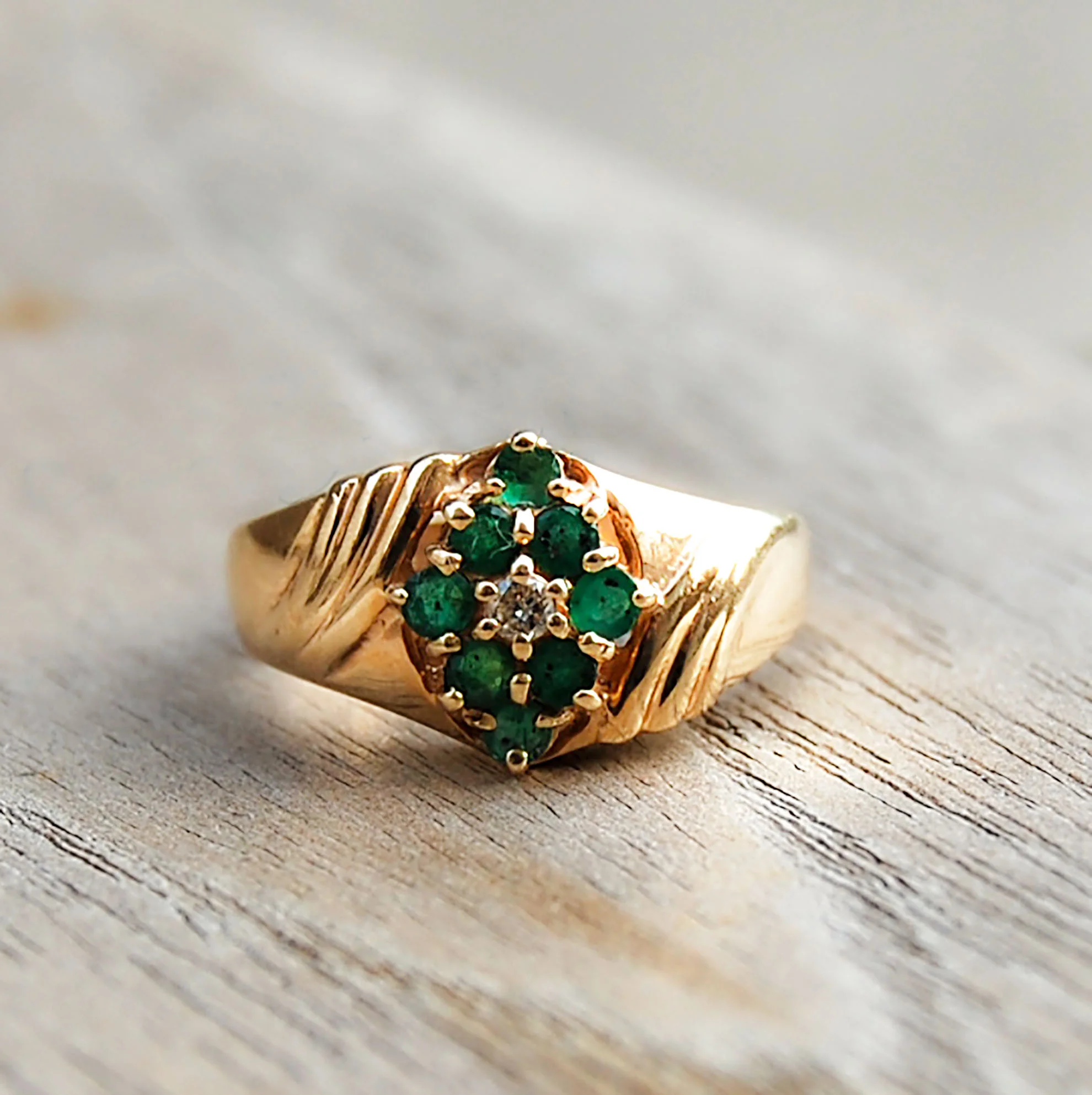 Vintage Jewelry, Vintage Rings, Restored Gold and Silver Rings, Vintage Diamonds