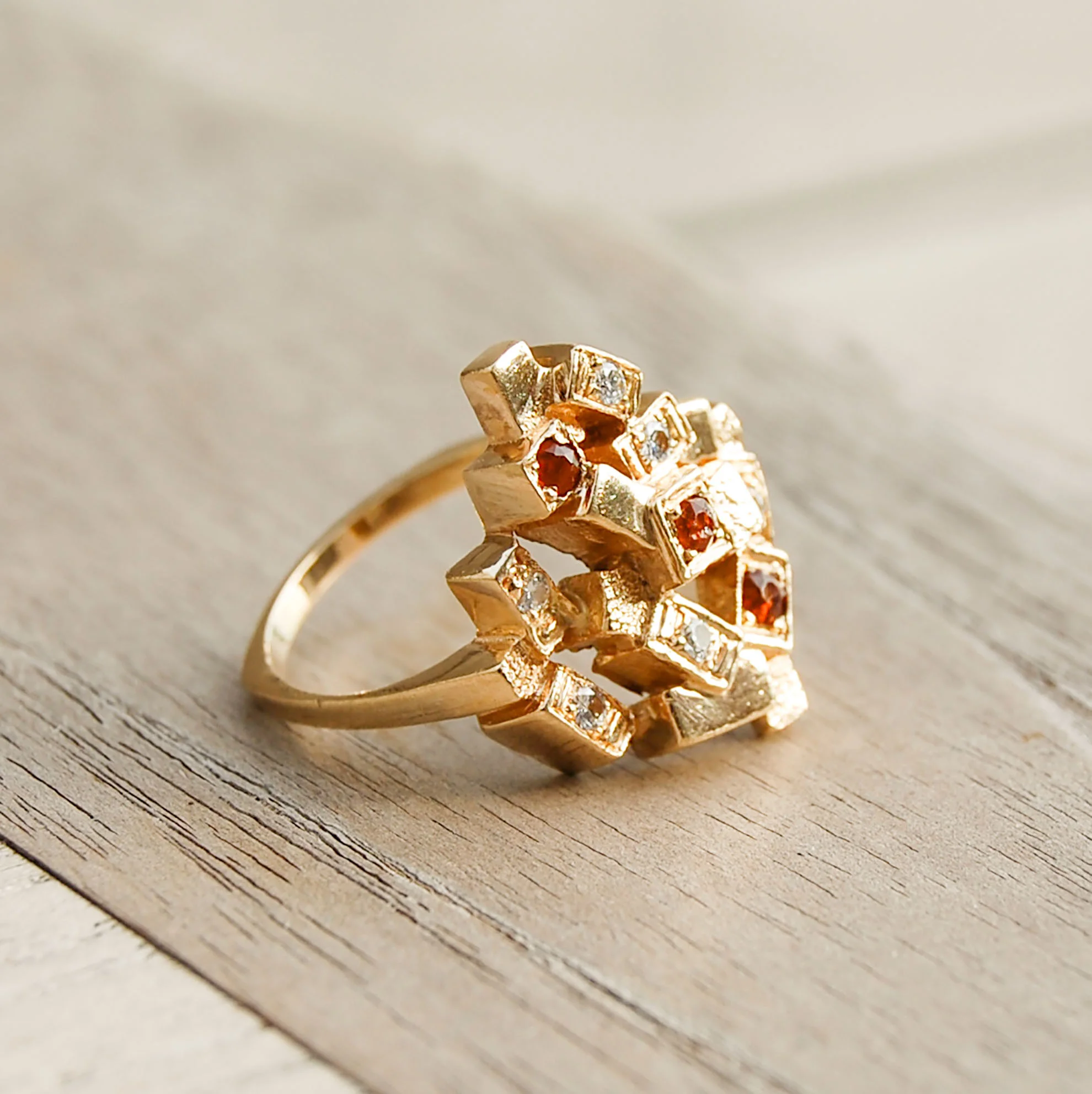 Vintage Jewelry, Vintage Rings, Restored Gold and Silver Rings, Vintage Diamonds