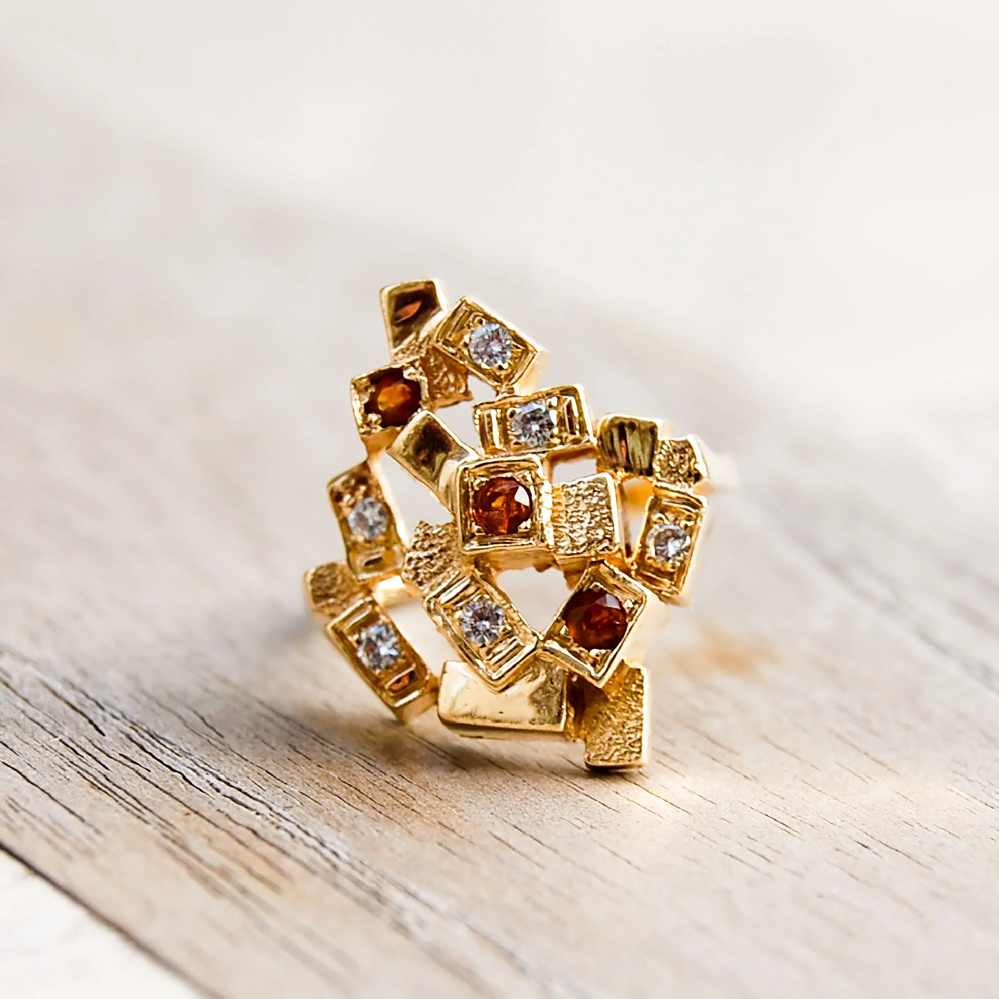 Vintage Jewelry, Vintage Rings, Restored Gold and Silver Rings, Vintage Diamonds