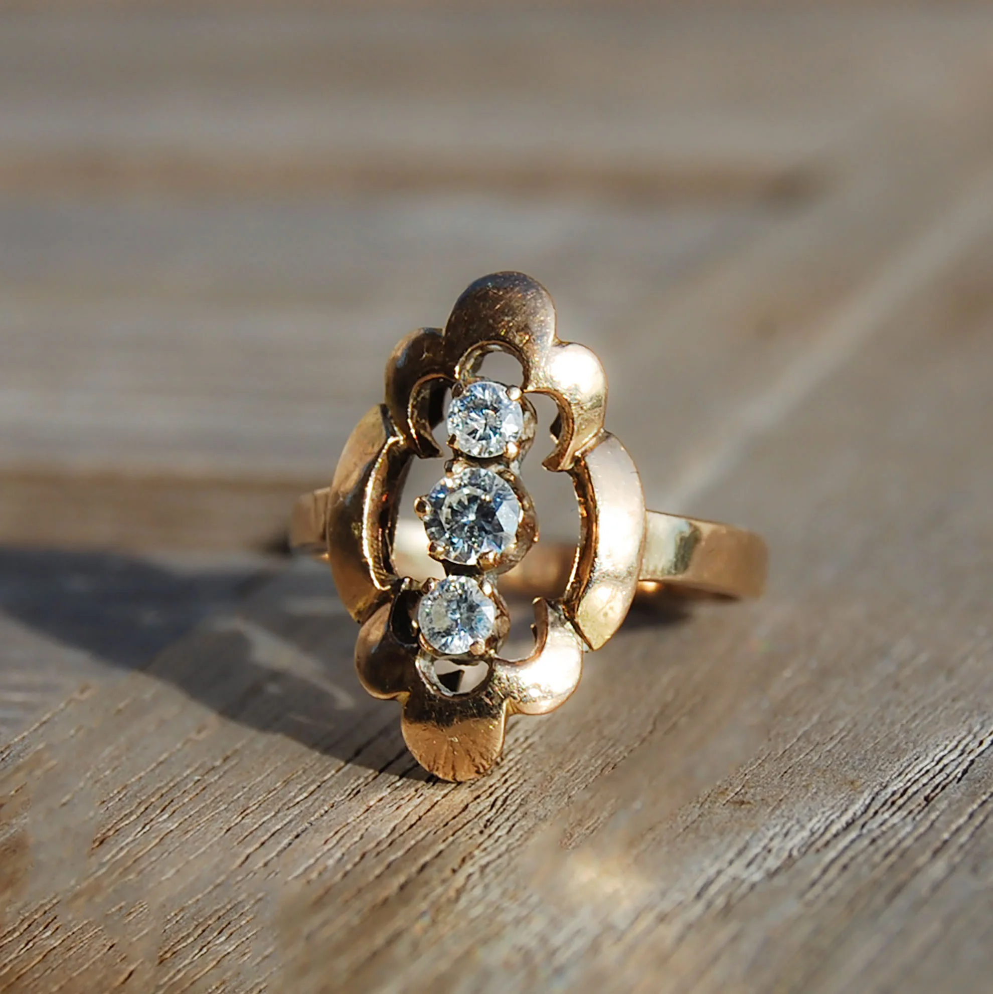 Vintage Jewelry, Vintage Rings, Restored Gold and Silver Rings, Vintage Diamonds
