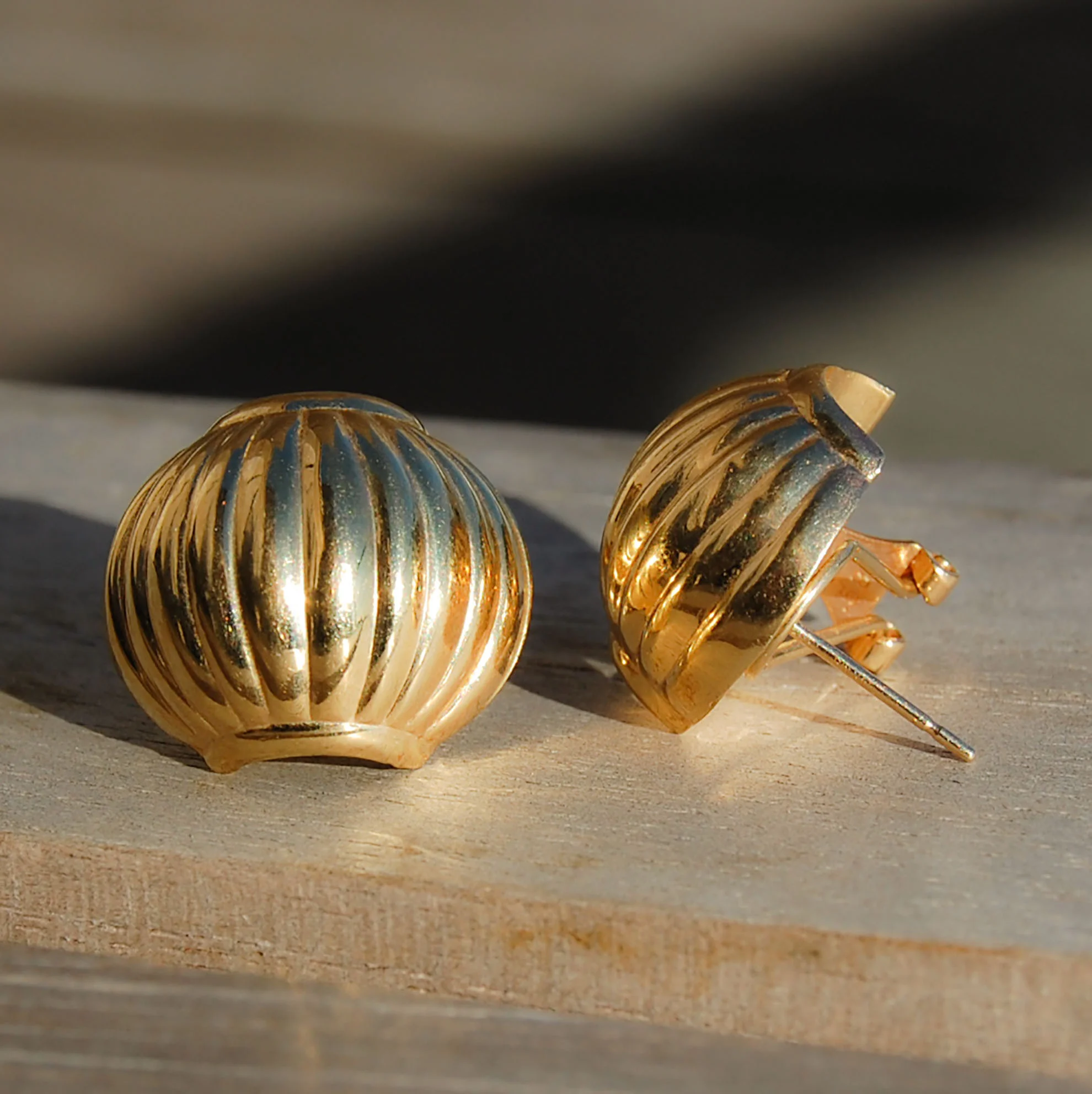 Vintage Jewelry, Vintage Earrings, Restored Gold and Silver Earrings, Vintage Diamonds.