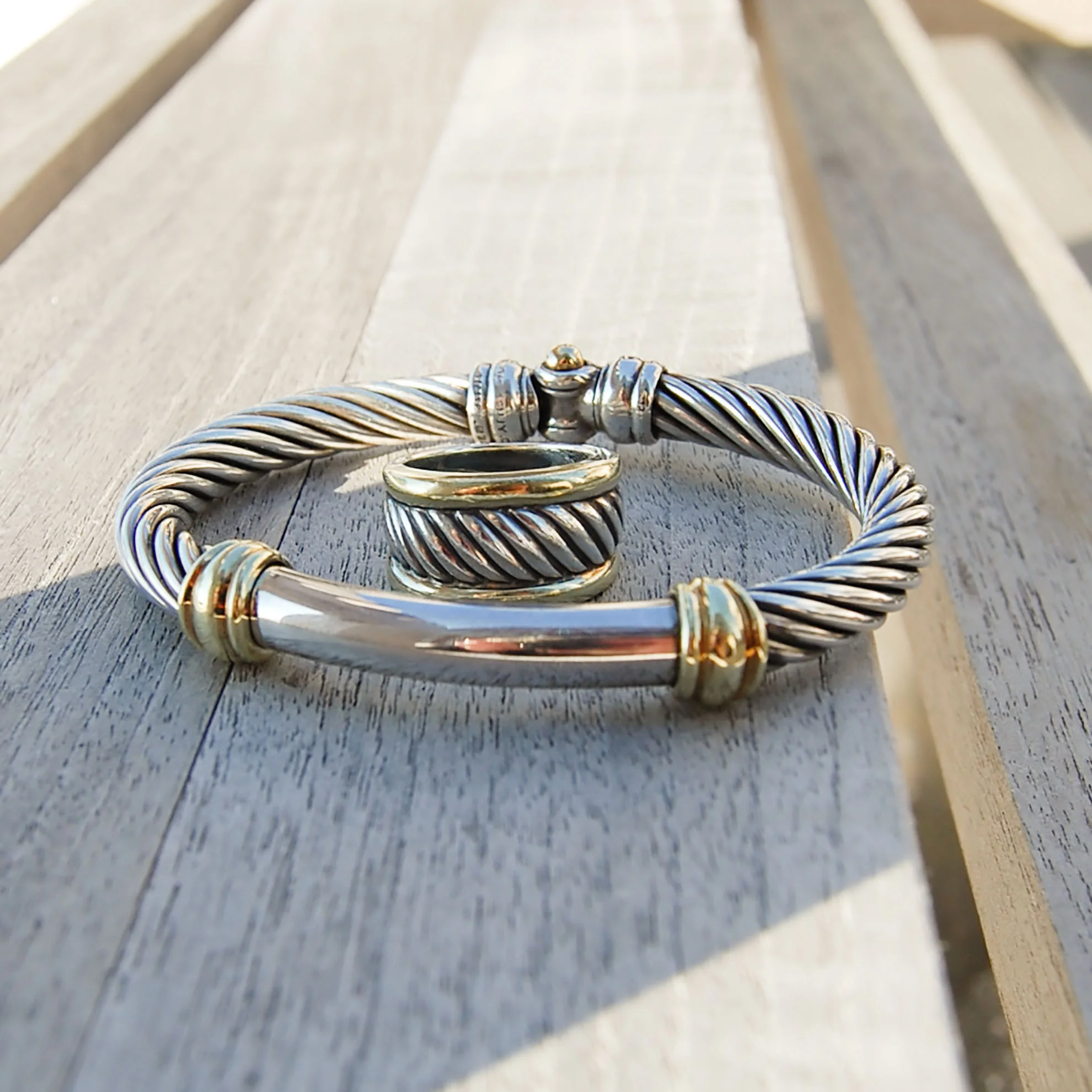 Vintage Jewelry, Vintage Bracelets, Restored Gold and Silver Bracelets, Vintage Diamonds.