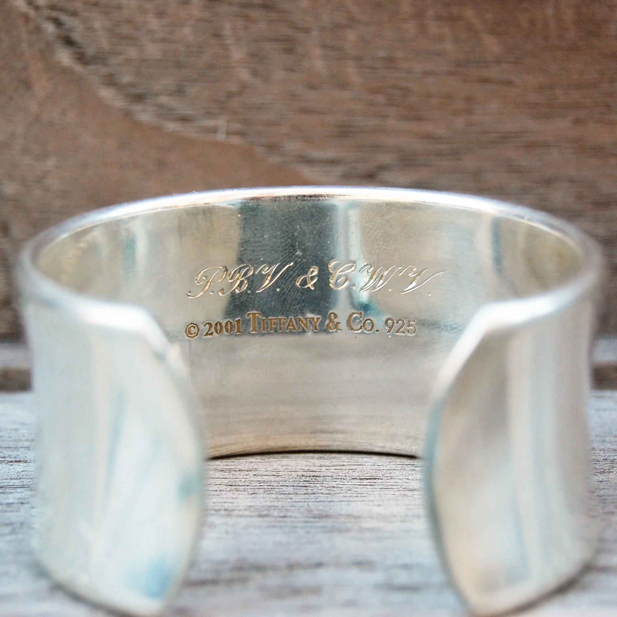 Vintage Tiffany 1837 Wide Cuff — Lifestyle with Lynn
