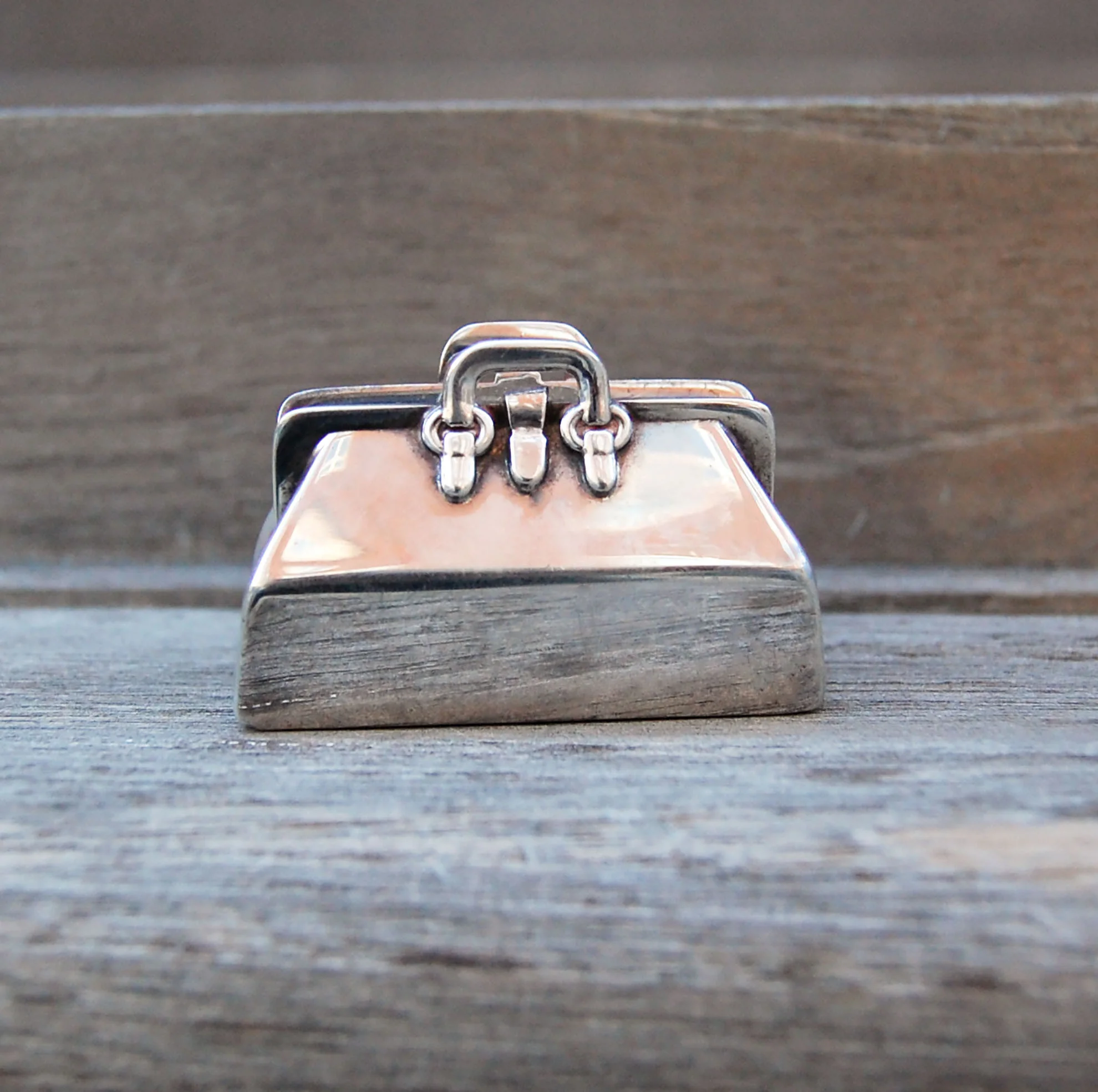 Vintage Tiffany Silver Purse Pill Box — Lifestyle with Lynn