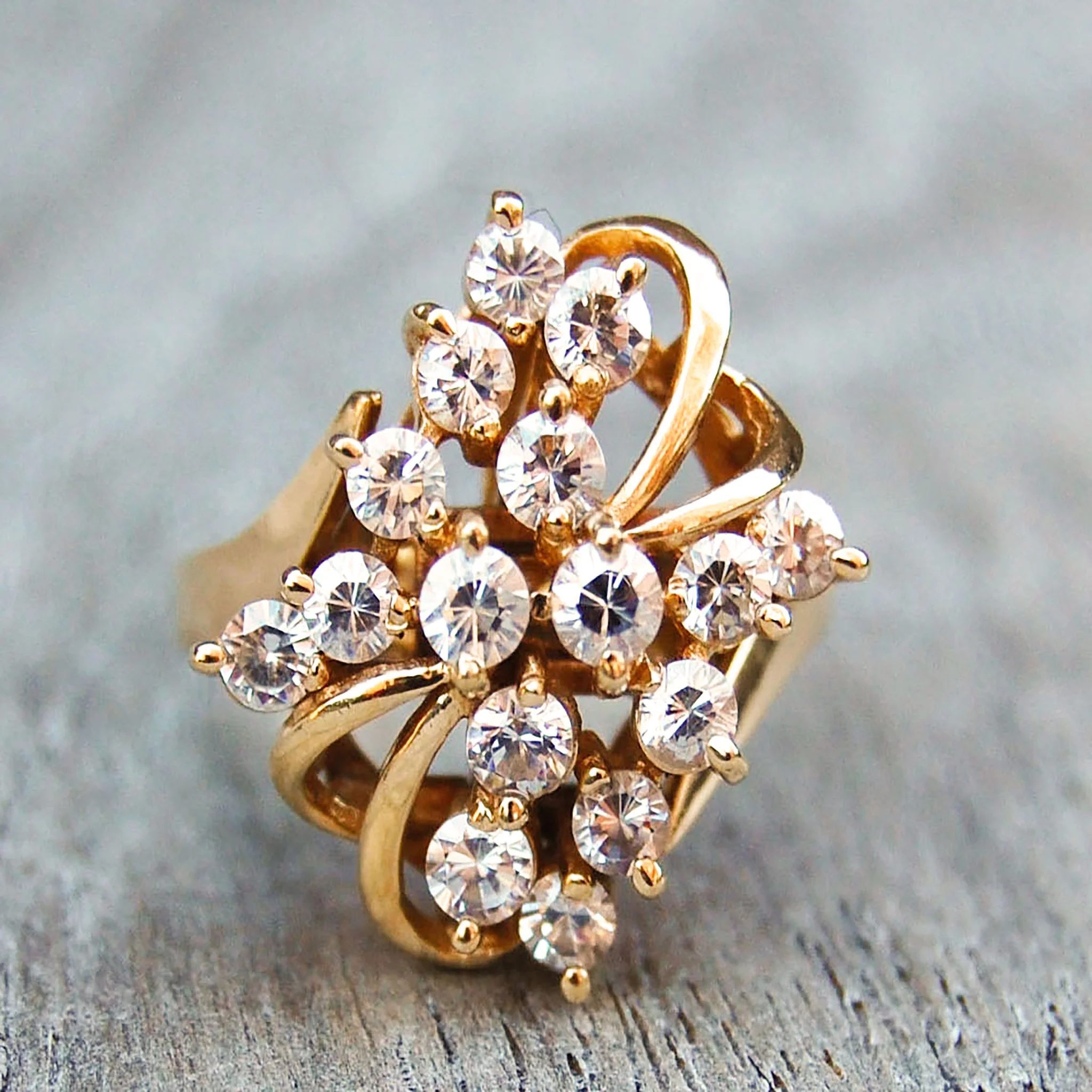Vintage Jewelry, Vintage Rings, Restored Gold and Silver Rings, Vintage Diamonds
