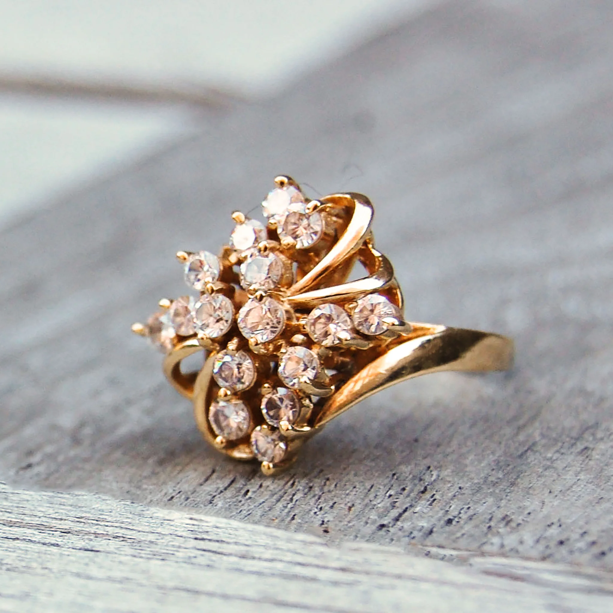 Vintage Jewelry, Vintage Rings, Restored Gold and Silver Rings, Vintage Diamonds