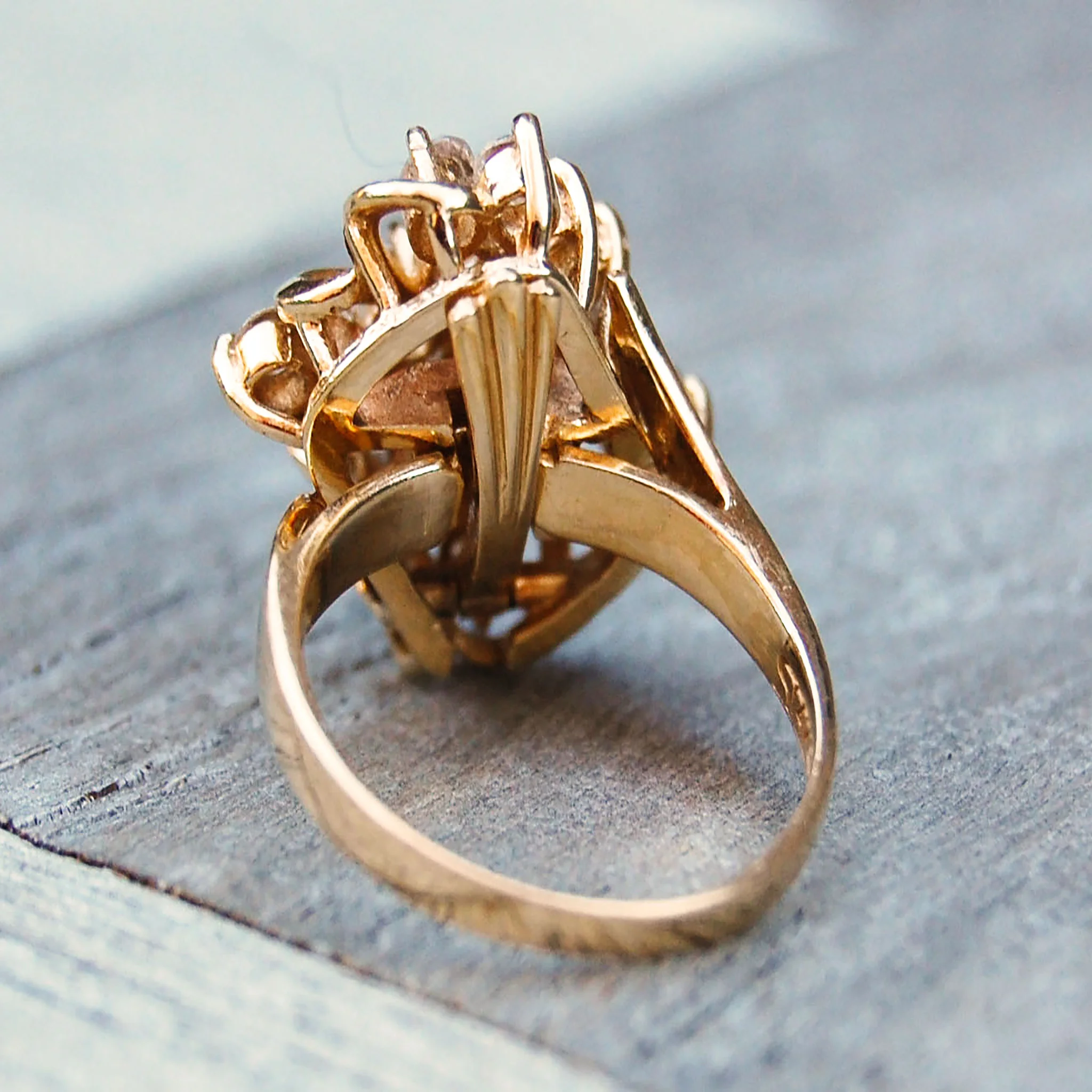 Vintage Jewelry, Vintage Rings, Restored Gold and Silver Rings, Vintage Diamonds