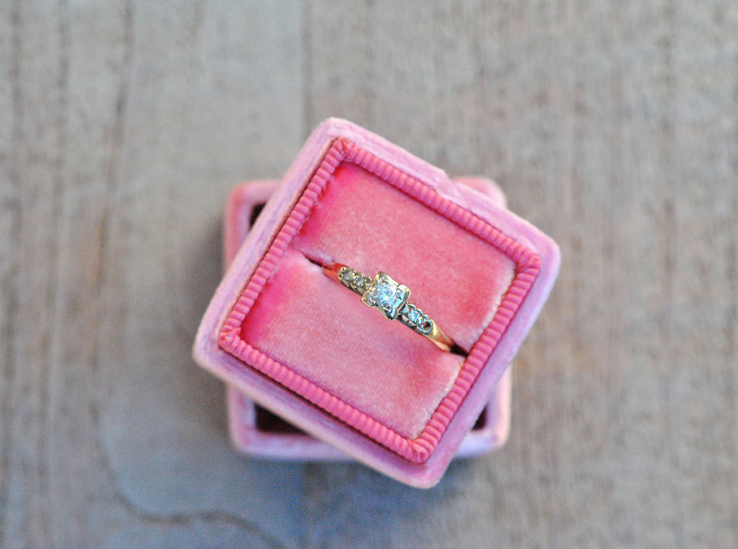 Vintage Jewelry, Vintage Rings, Restored Gold and Silver Rings, Vintage Diamonds