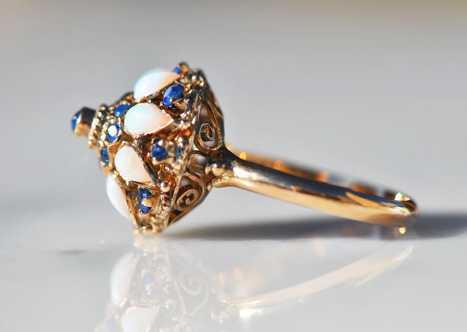 Vintage Jewelry, Vintage Rings, Restored Gold and Silver Rings, Vintage Diamonds