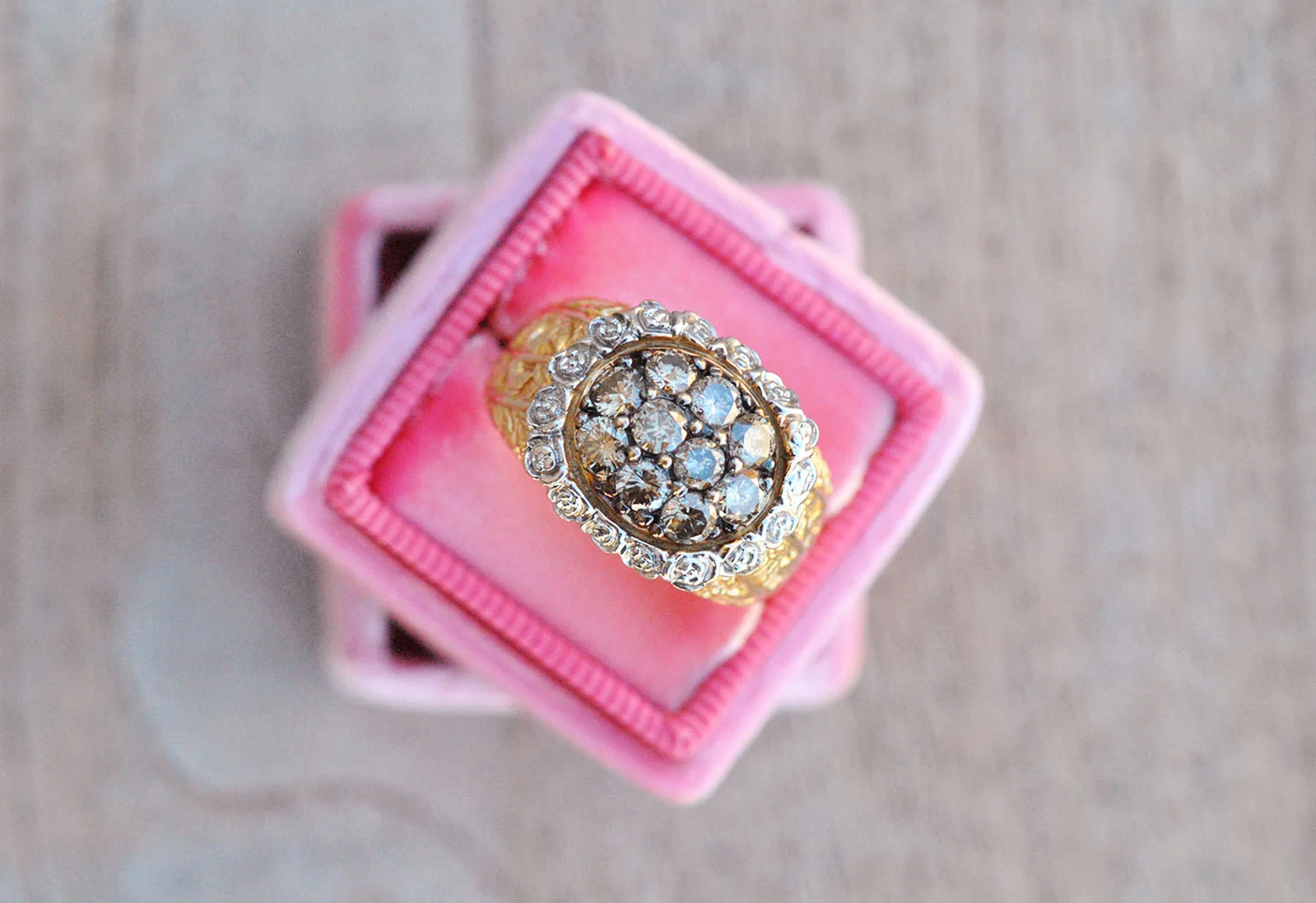 Vintage Jewelry, Vintage Rings, Restored Gold and Silver Rings, Vintage Diamonds