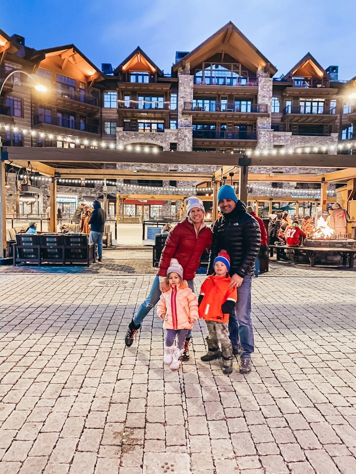 Winter Family Skiing Vacation at Lake Tahoe