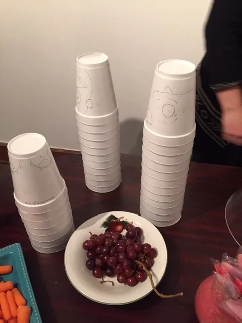 Food and cups