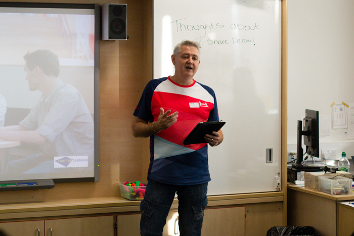 Nick, the parent of one of our mentees, makes us blush with his kind words.