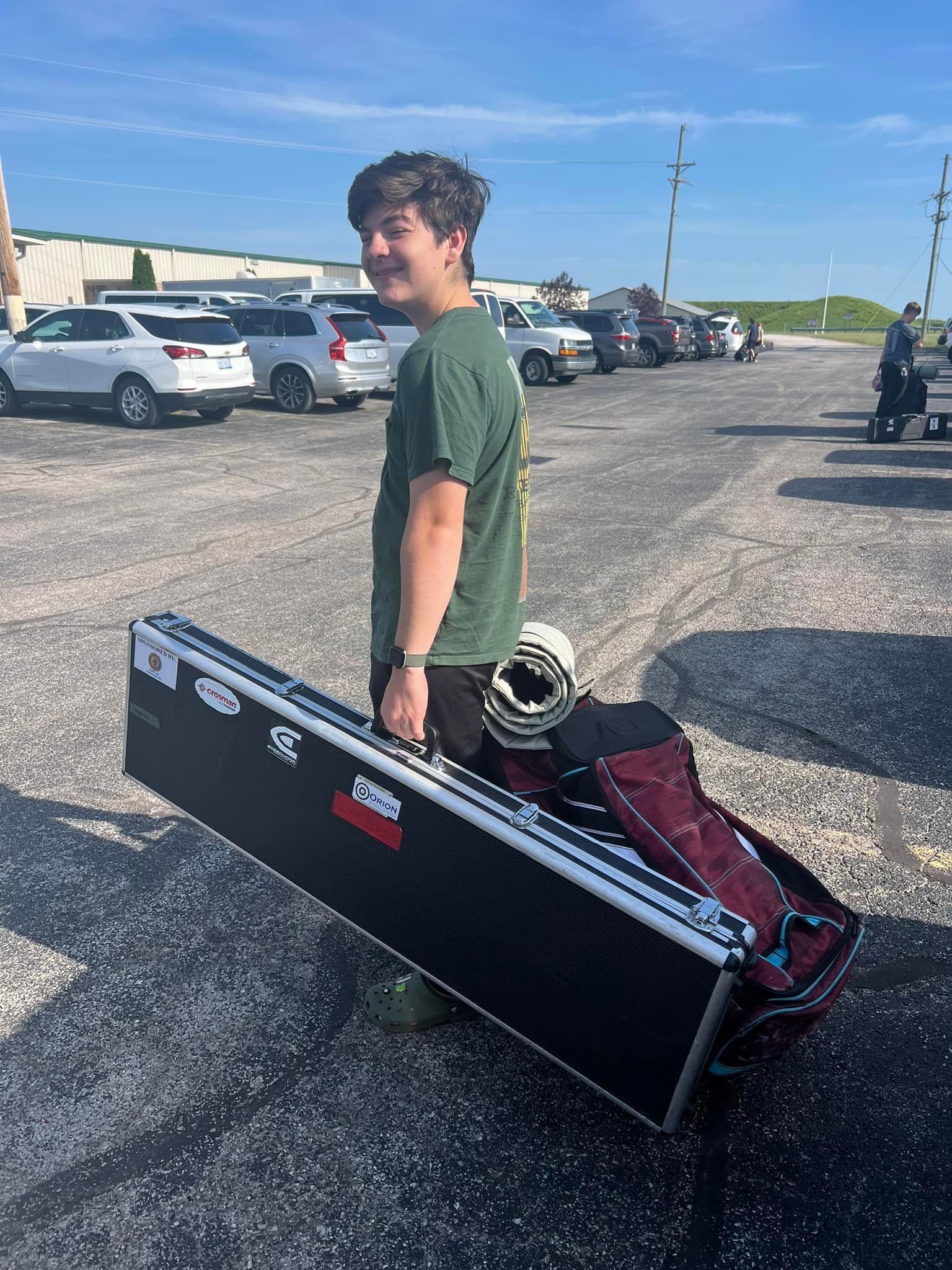 Here we go!!! Rifle National Championships&hellip; Day One. Let me know if you would like a link to watch him shoot.
