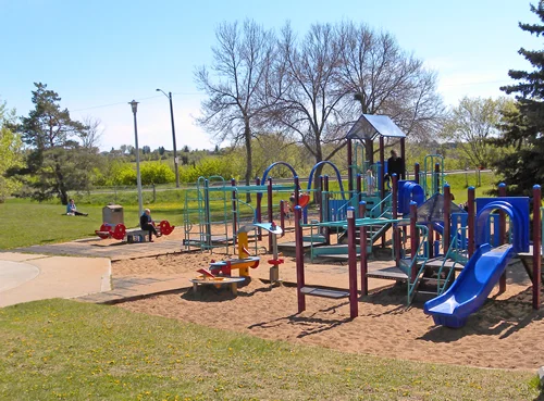 Aerial Photo Riverdale Edmonton