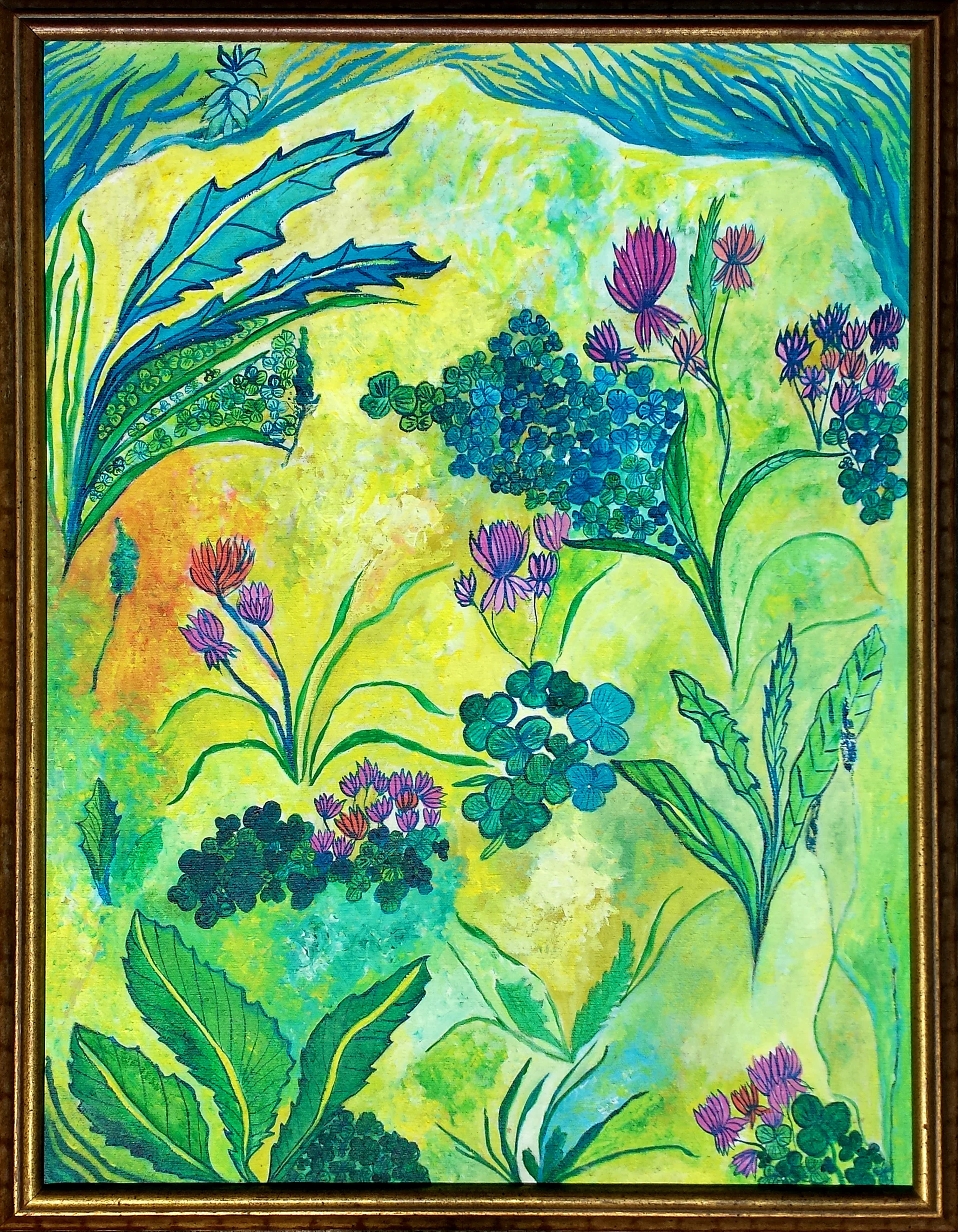 Clovers in the Grass