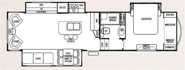2011 Forest River RV Cedar Creek 34RLSA