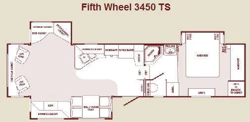 2008 SunnyBrook Bristol Bay 3450TS