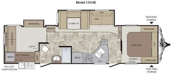 2013 Keystone Cougar X-Lite 31SQB