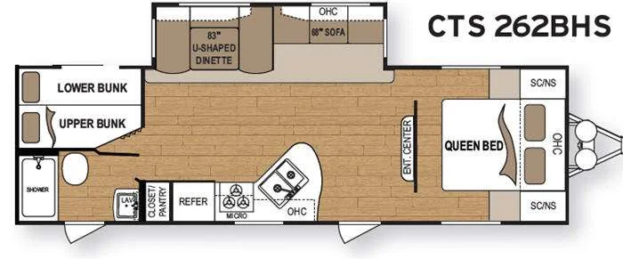 2013 Dutchmen Coleman CTS 262BHS