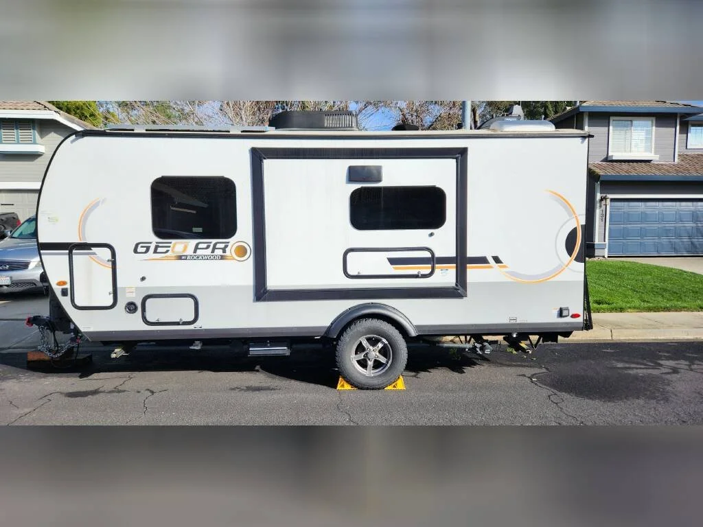 Used 2023 Forest River Travel Trailer RVROCKWOOD GEO PRO G19FDS side view.jpg