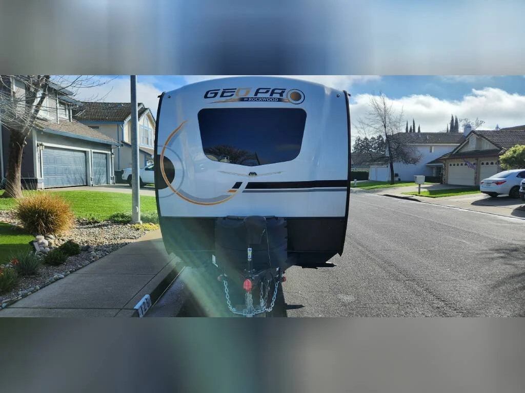 Used 2023 Forest River Travel Trailer RVROCKWOOD GEO PRO G19FDS back view.jpg