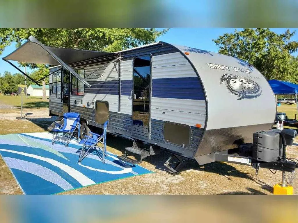 2021 Forest River Travel Trailer Toy Hauler RV CHEROKEE GREY WOLF 26MBRR Full View