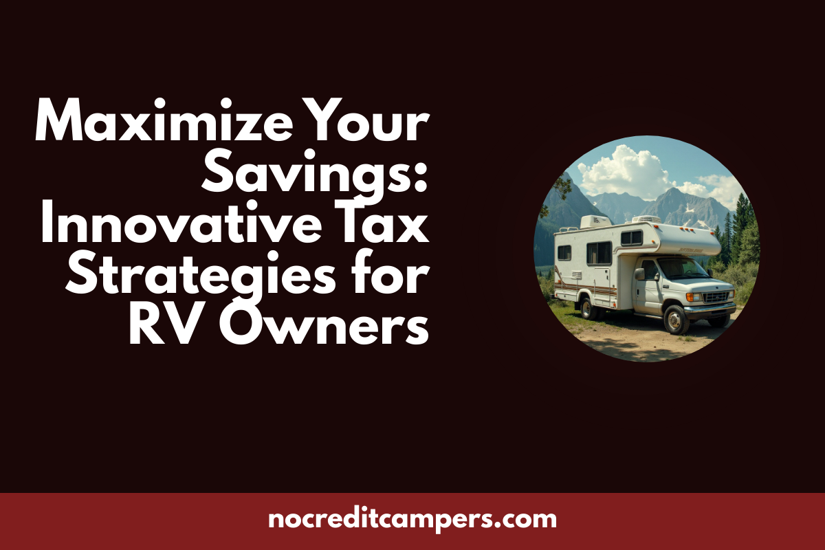 Maximize Your Savings: Innovative Tax Strategies for RV Owners