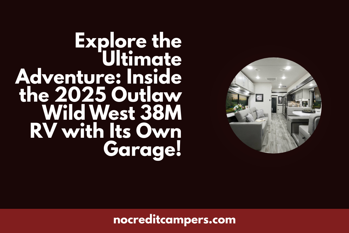 Explore the Ultimate Adventure: Inside the 2025 Thor Outlaw Wild West 38M RV with Its Own Garage!