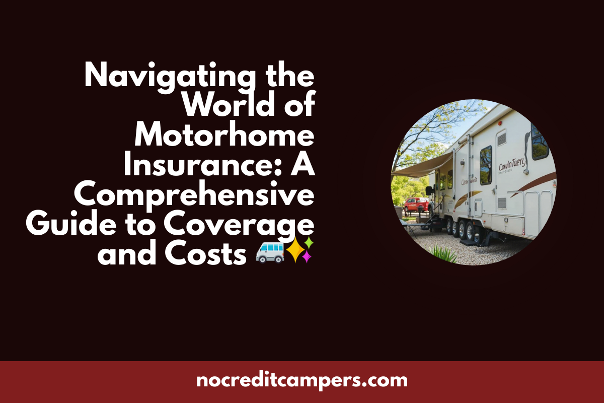 Navigating the World of Motorhome Insurance: A Comprehensive Guide to Coverage and Costs 🚐✨