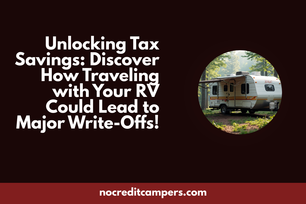 Unlocking Tax Savings: Discover How Traveling with Your RV Could Lead to Major Write-Offs!