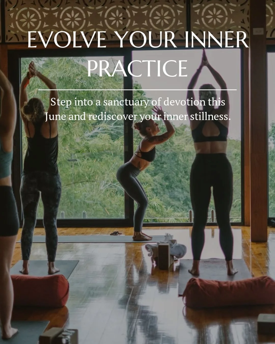 A gentle invitation:

I&rsquo;ve been teaching in Nosara for twenty years. In that time, so much has deepened. My practice, my self-inquiry, my relationship with this land and this community.

Evolving Sadhana is an offereing curated from these years