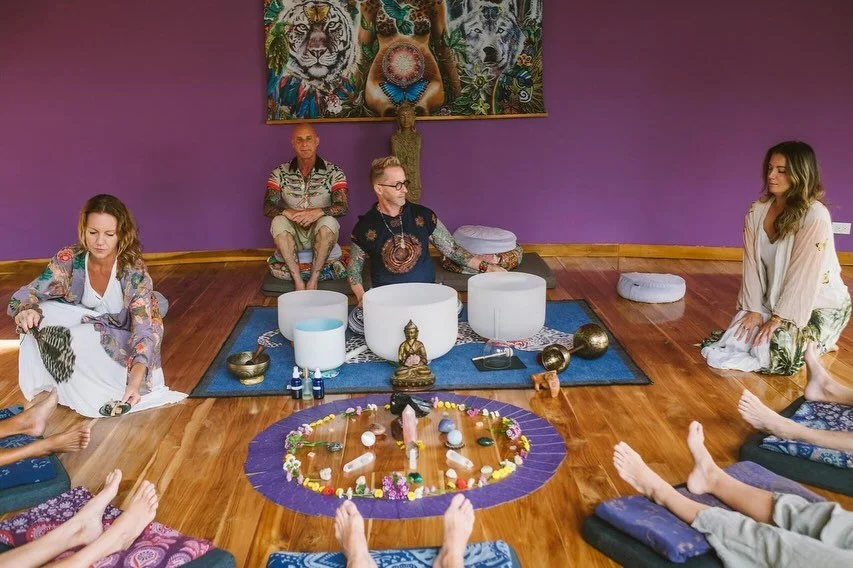 Only a few days left until we start Evolving Sadhana Immersion. 
June 13 - 20
Each day we have different extensive workshops led by Nosara&rsquo;s amazing facilitators.

💠Sound As Meditation💠 - led by @ron_nikel &amp; Paul Jarreau @energybodywellne