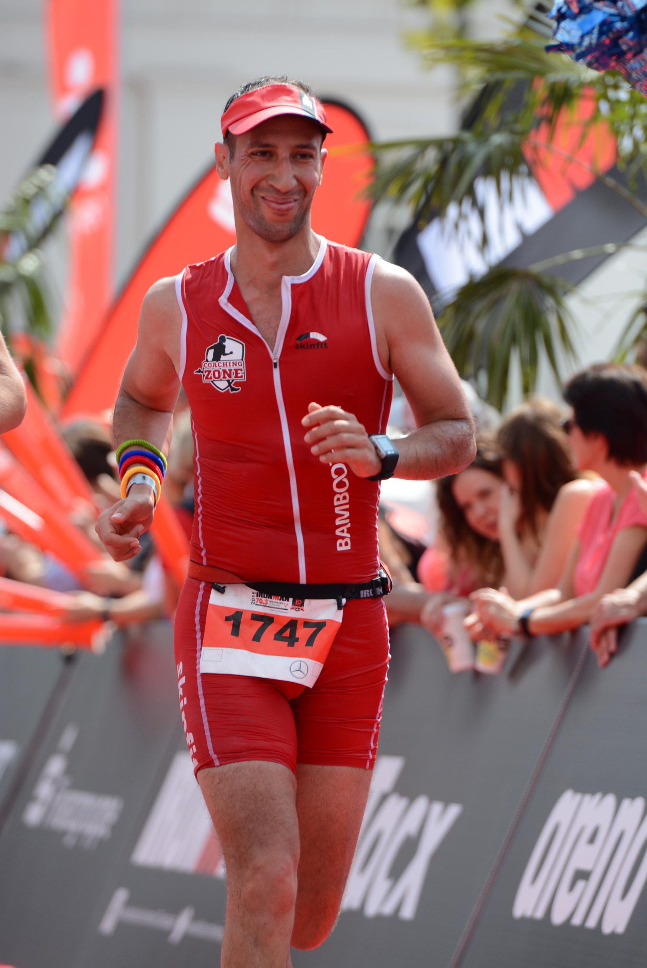 Ironman 70.3 Wiesbaden 2016 - Finish line.