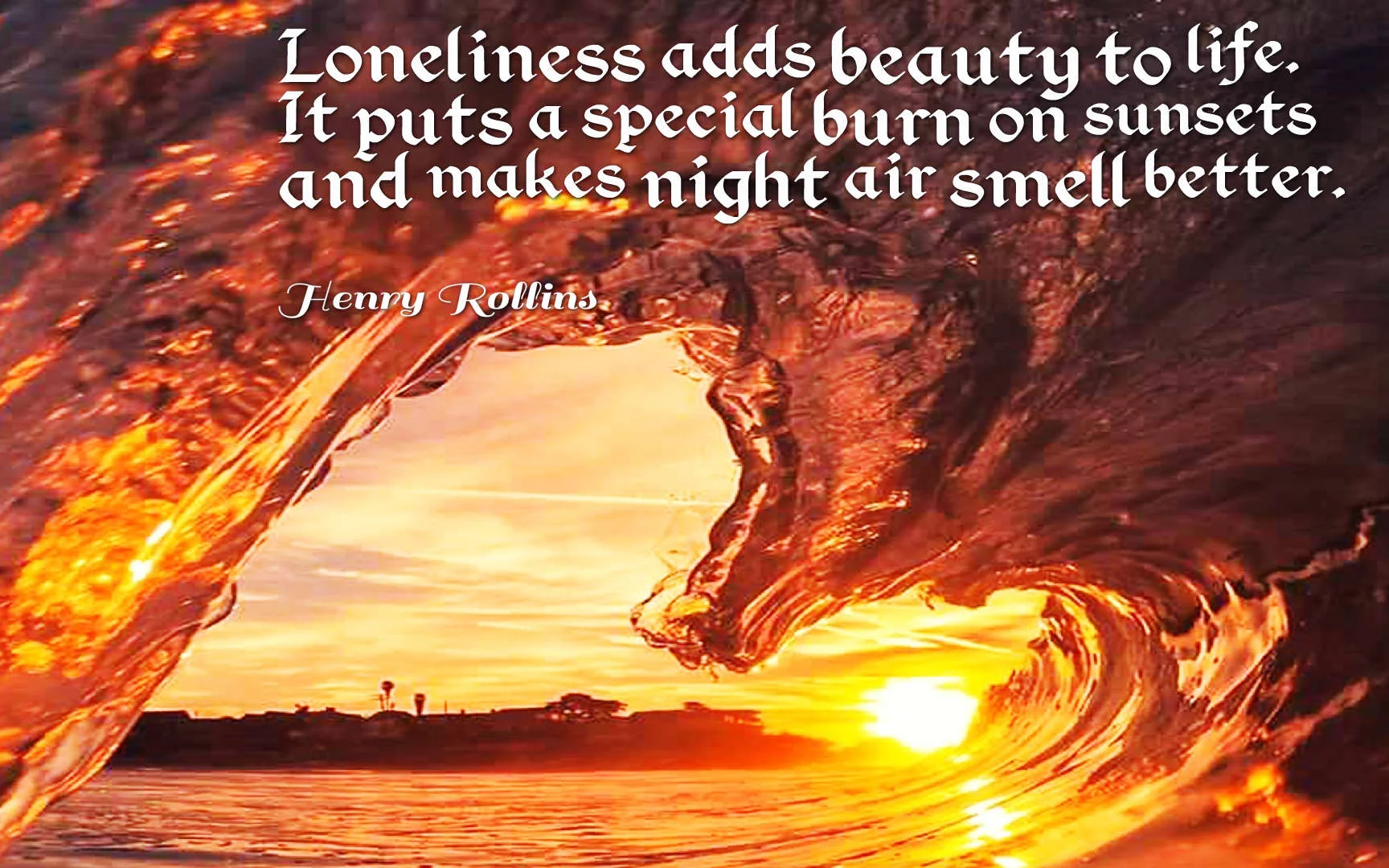I was pretty disappointed this didn't get much attention on Pinterest. Maybe the word "Loneliness" put people off. Made on Quotes Cover.