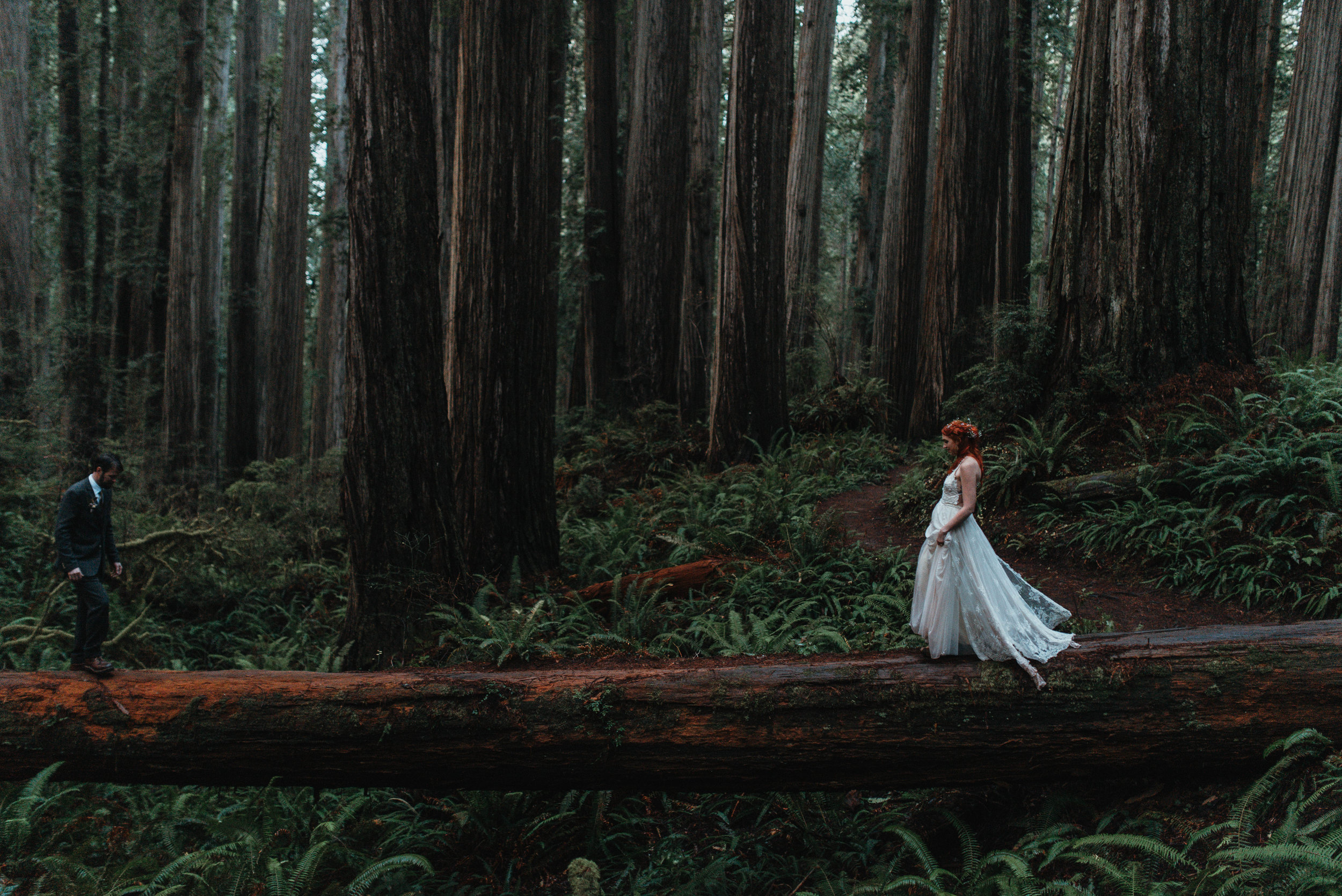 Intimiate Redwoods Elopement , Elopement Inspiration, Jessica Heron Images, Northern California Elopement, Oregon Elopement, Oregon Wedding, Elopement Ideas, Oregon Wedding, Redwoods Ceremony