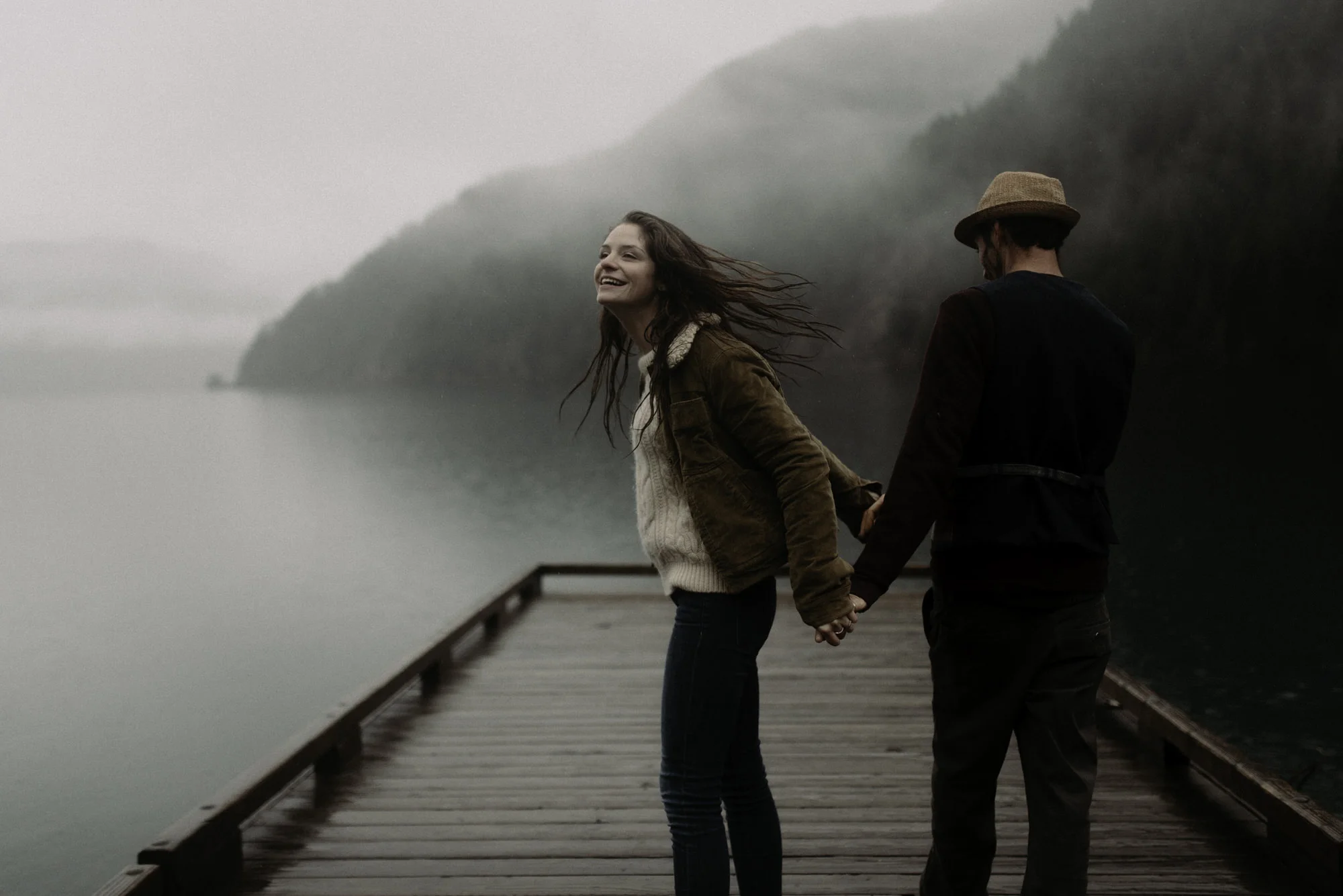Rainy Olympic Coast Engagements , Lake Crescent Engagements , Olympic Peninsula , Jessica Heron Images, Rainy Engagements , Northwest Photographer jessicaheronimages.com:blog 1040.JPG
