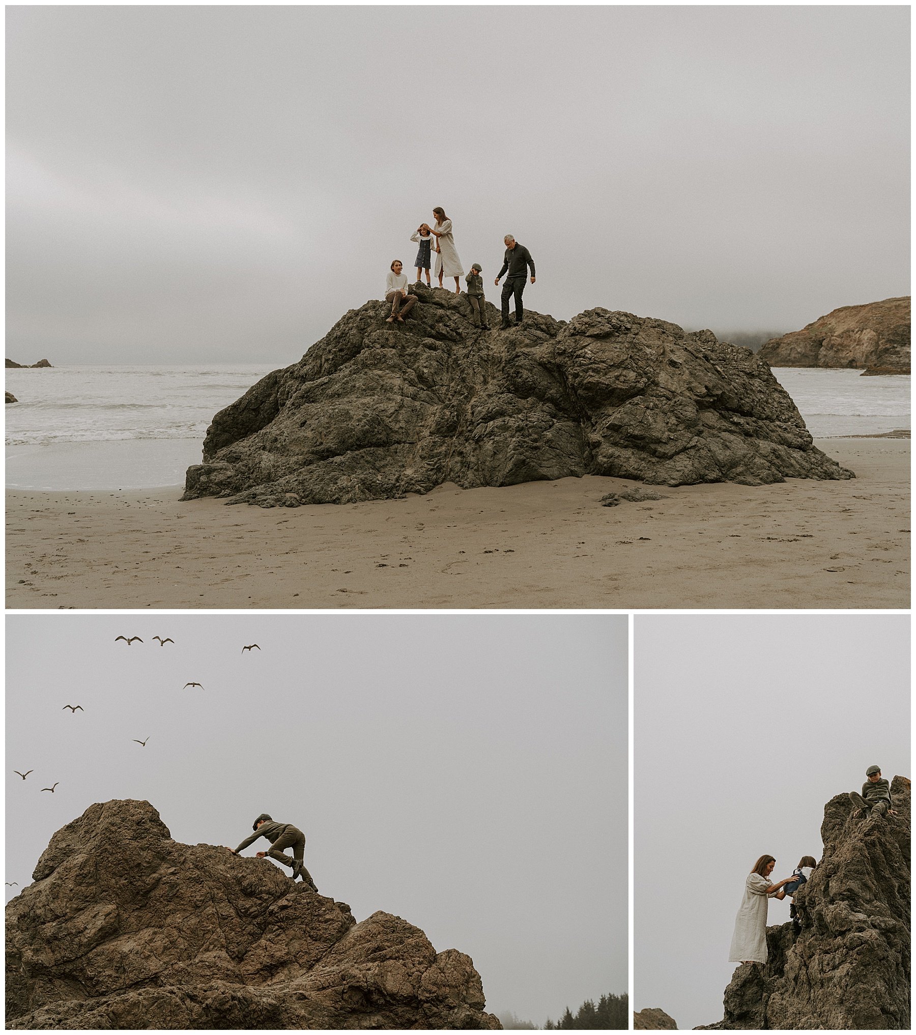Southern Oregon Coast Family Session in Beach Grass and by Haystack Rocks Jessica Heron Images_21.jpg