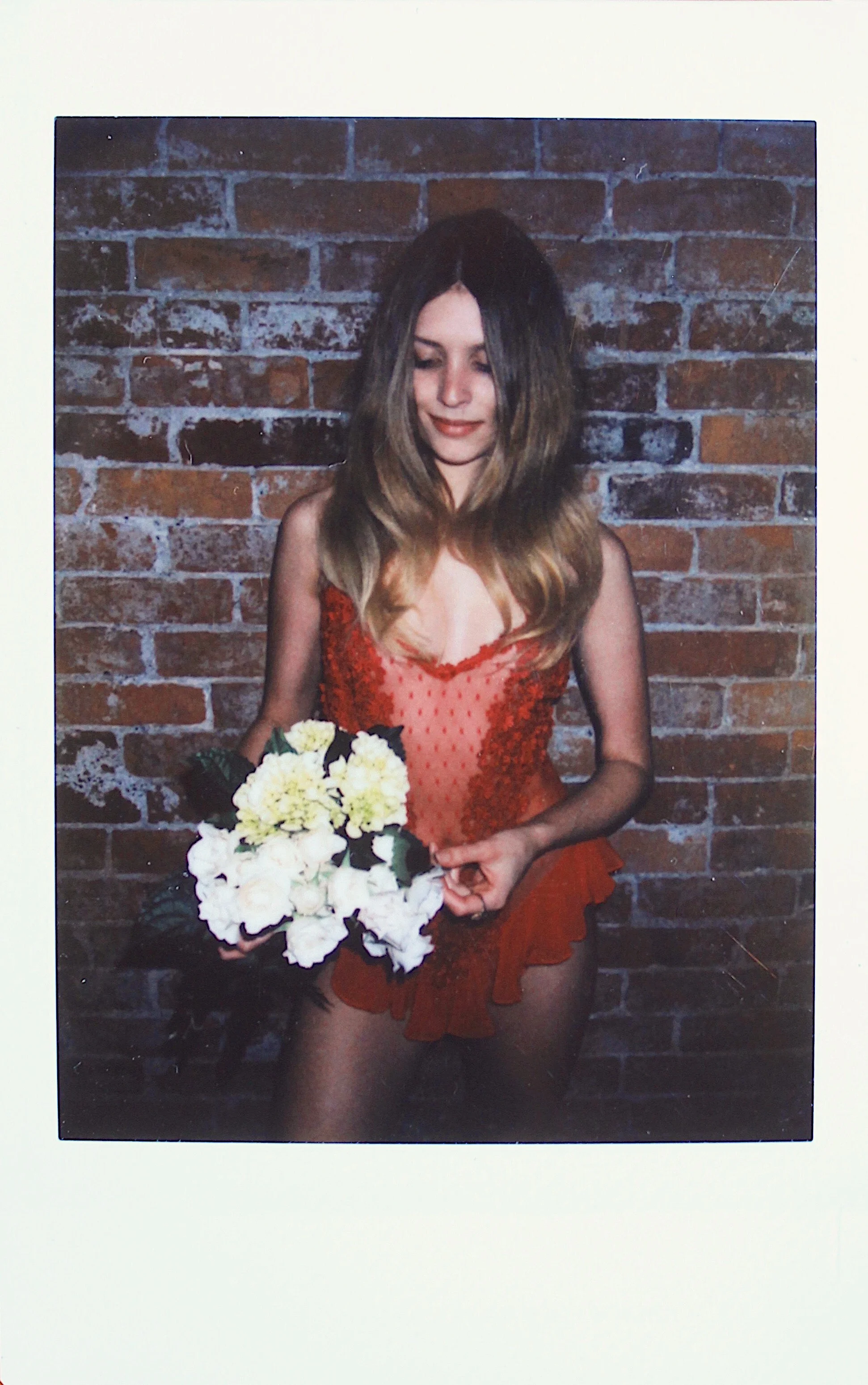 Wearing: Showstopper Teddy by Flora Nikrooz. Holding: A Bouquet I made =)