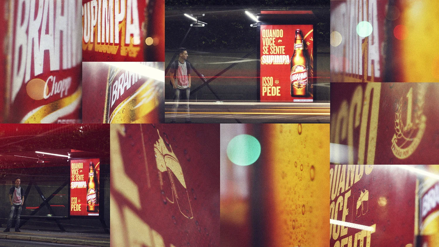  We used vintage elements of brazilian culture to translate the feeling of people who deserves a good beer.  Like the words "serelepe", "balacobaco", "supimpa", which are synonyms for “f#$% awesome" in portuguese.  And also classical and funny songs 