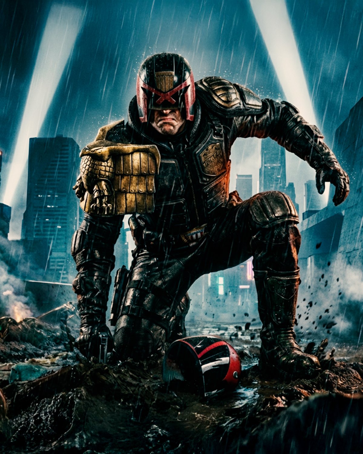  The original Judge Dredd comic book character reimagined in a cinematic way. 